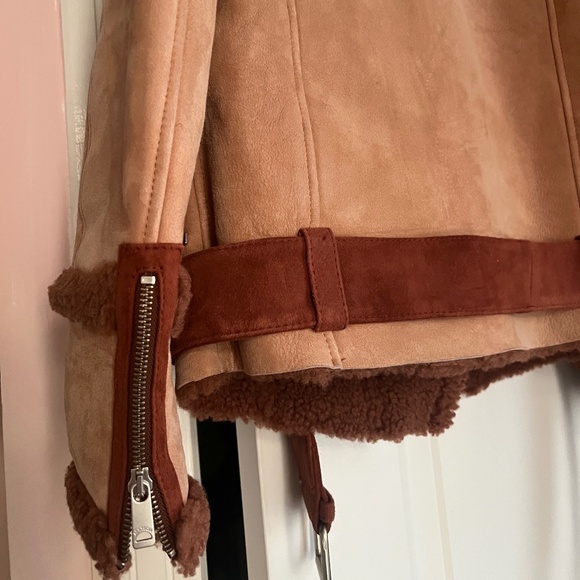 Scotch & Soda Suede biker winter jacket - Picture 5 of 8